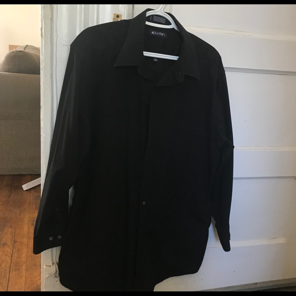 Puritan Black Dress Shirt